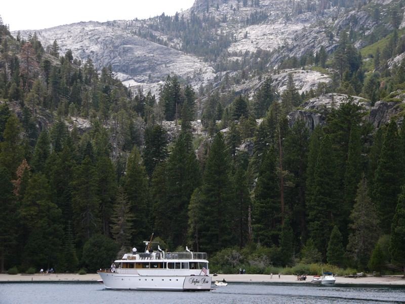 On the Boat Trip at Emerald Bay
